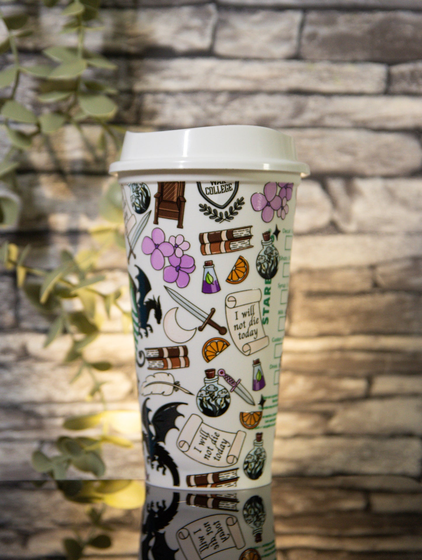 Books With Dragons | Travel Cup