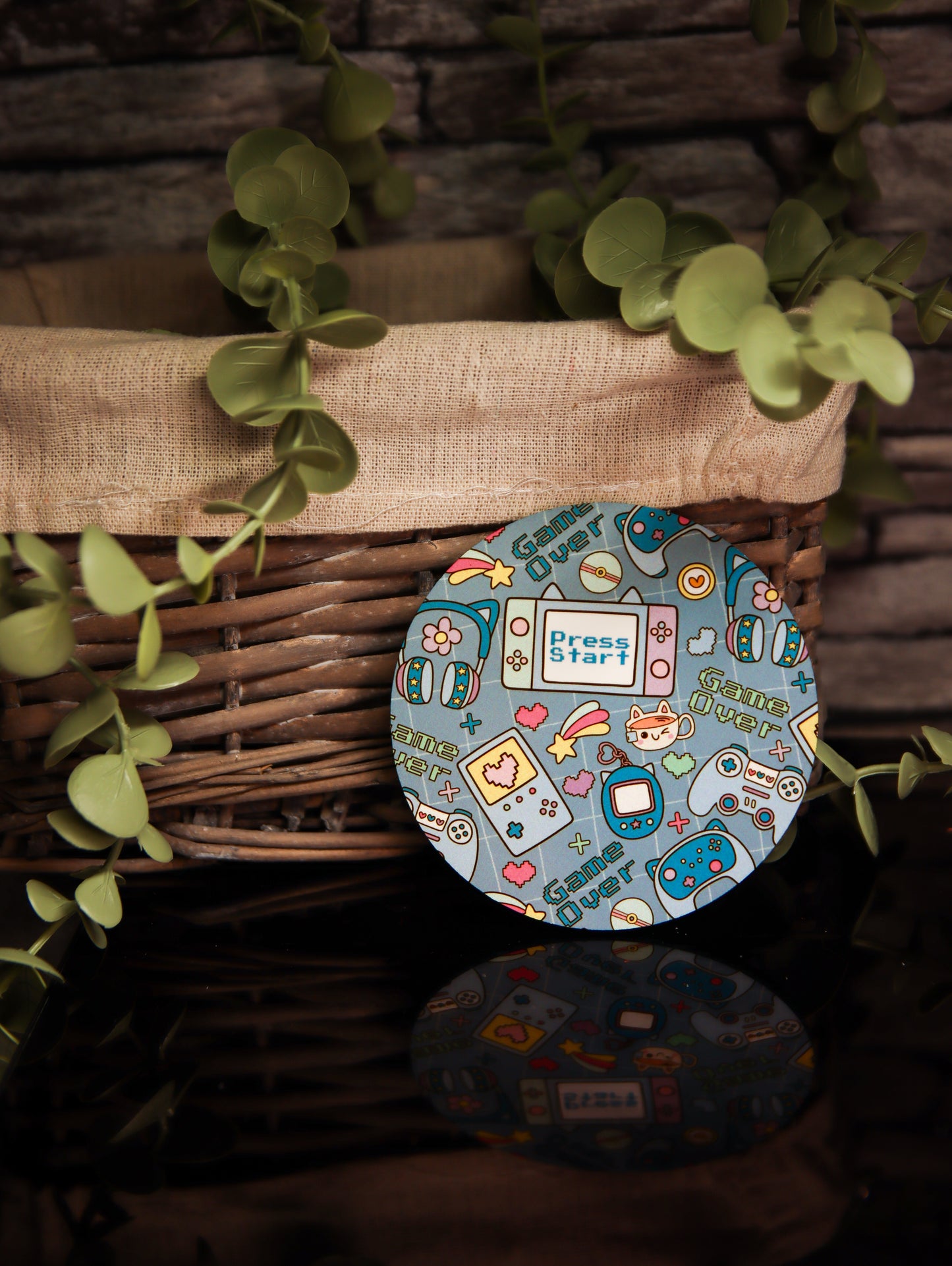 Cute Gaming Blue | Coasters