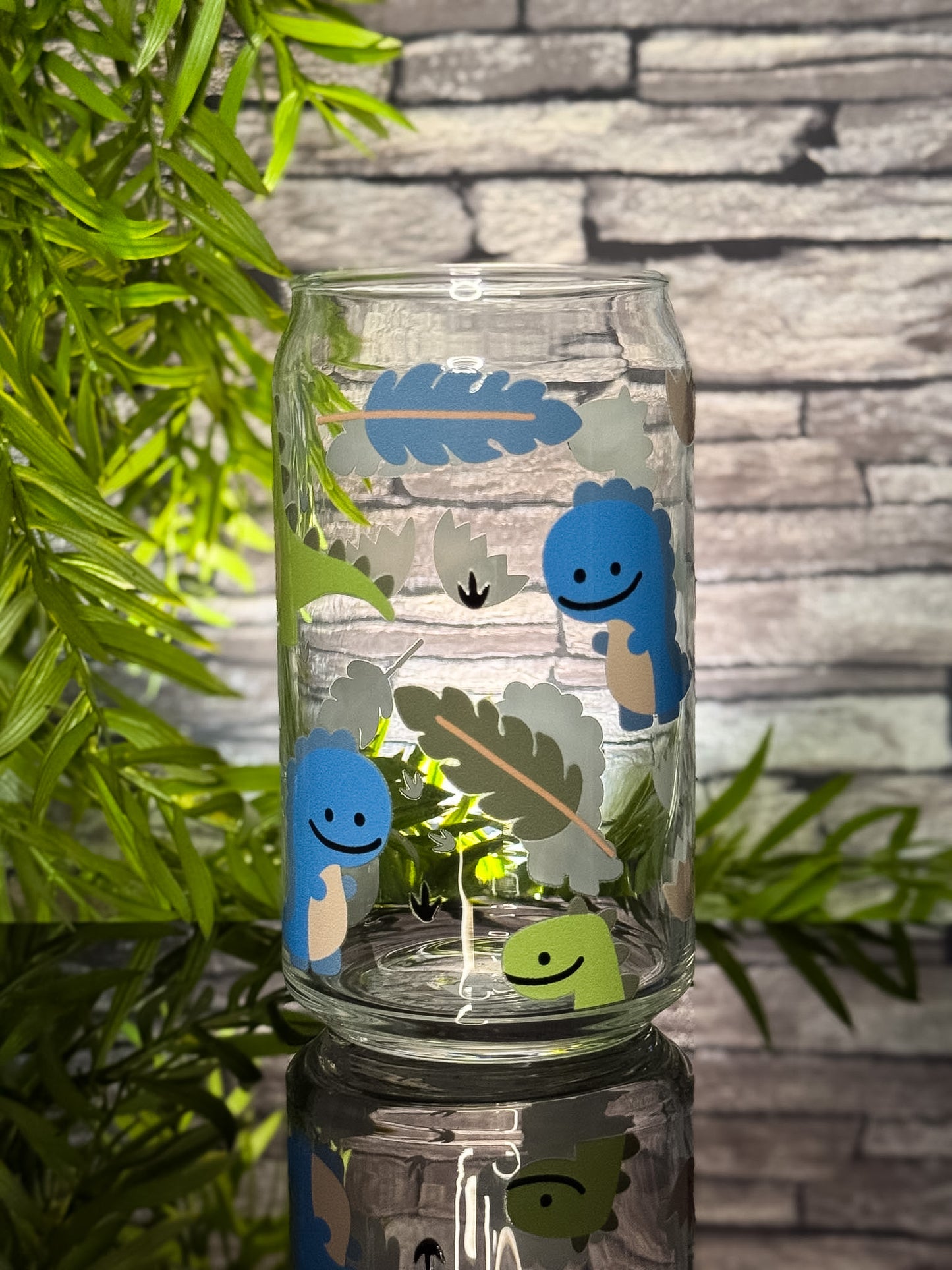Derpy Dino's | Glass Can