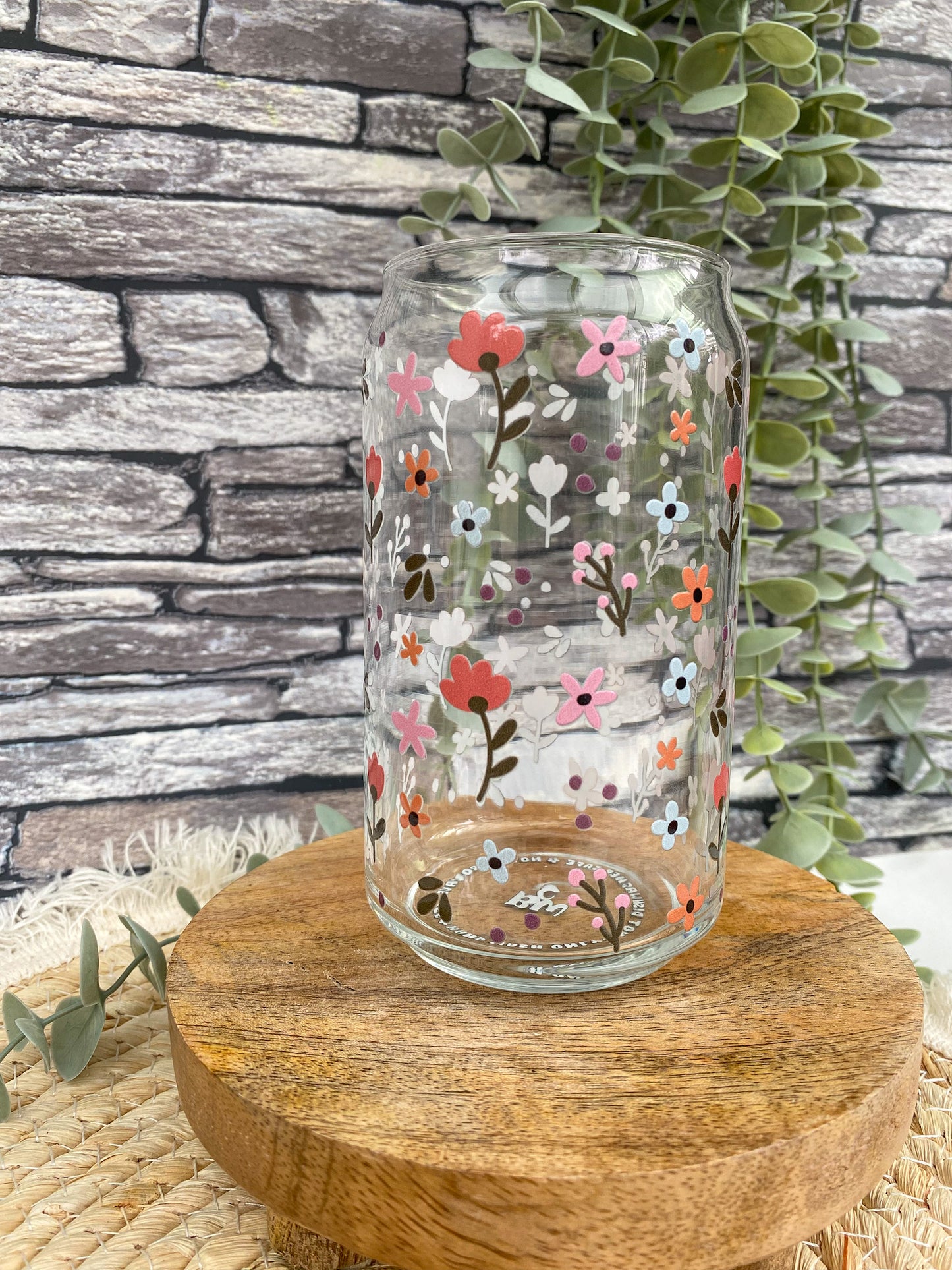 Flower Field | Glass Can