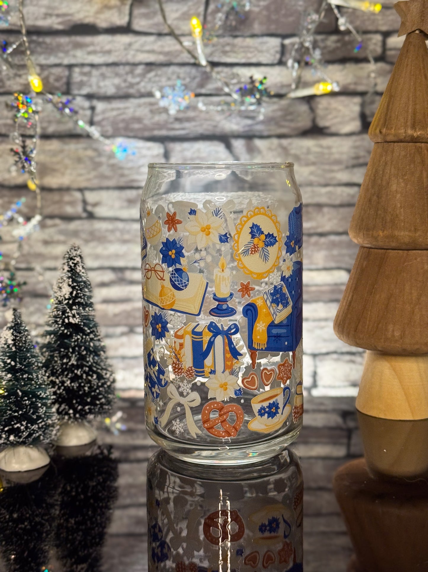 Frosted Library | Glass Can