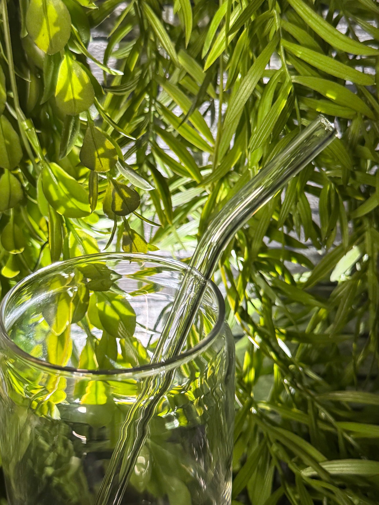 Coloured | Glass Straw