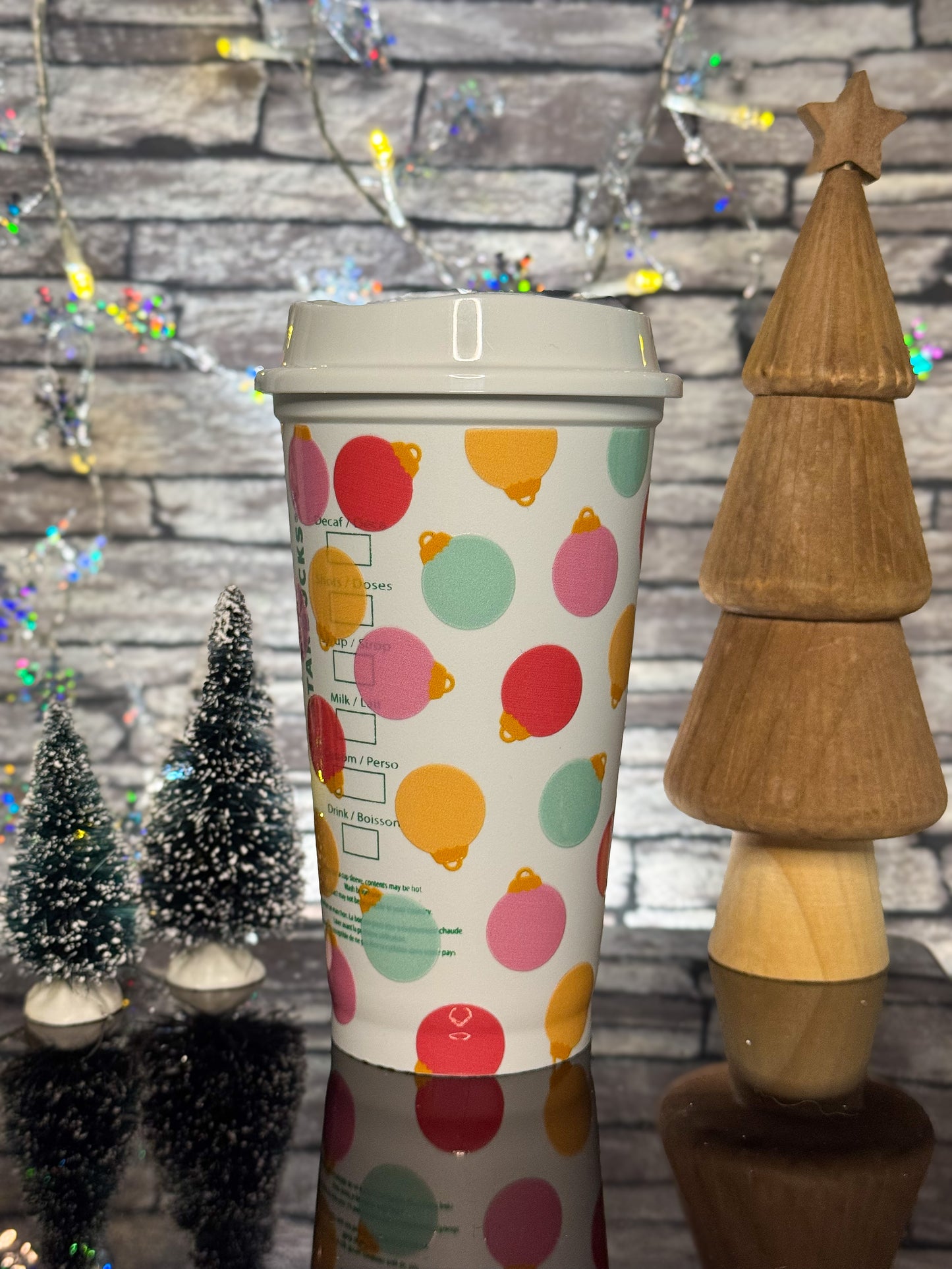 Christmas Baubles | Travel Cup