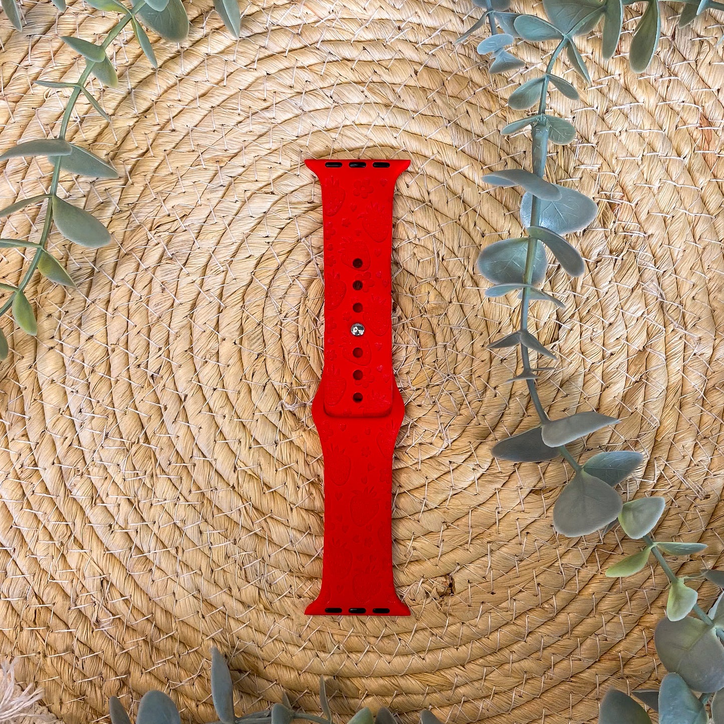 Strawberry Hearts | Apple Watch Band