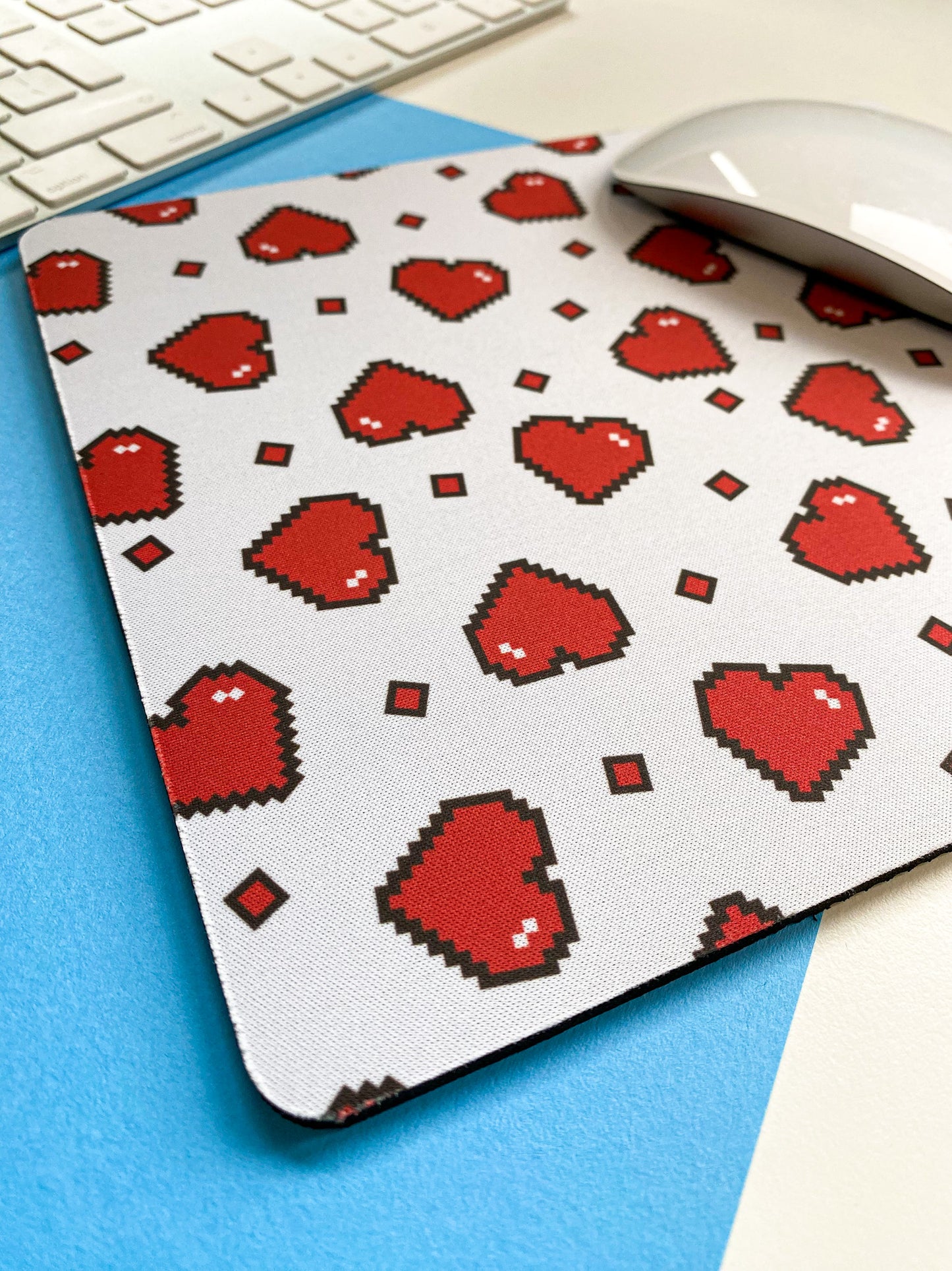 Pixel Hearts | Mouse Pad