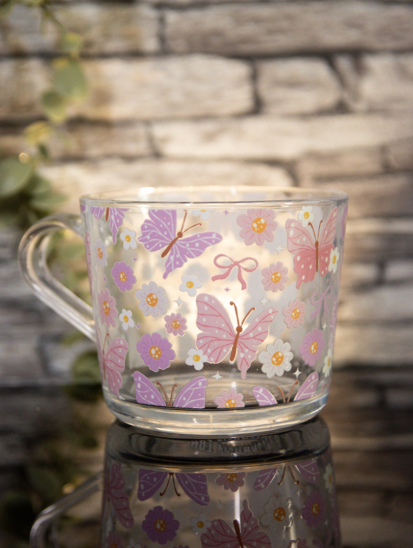 Pastel Butterflys | Tea Cup