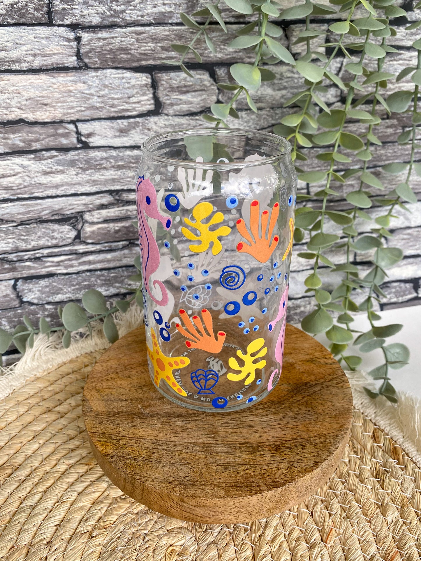 Sea Life | Glass Can