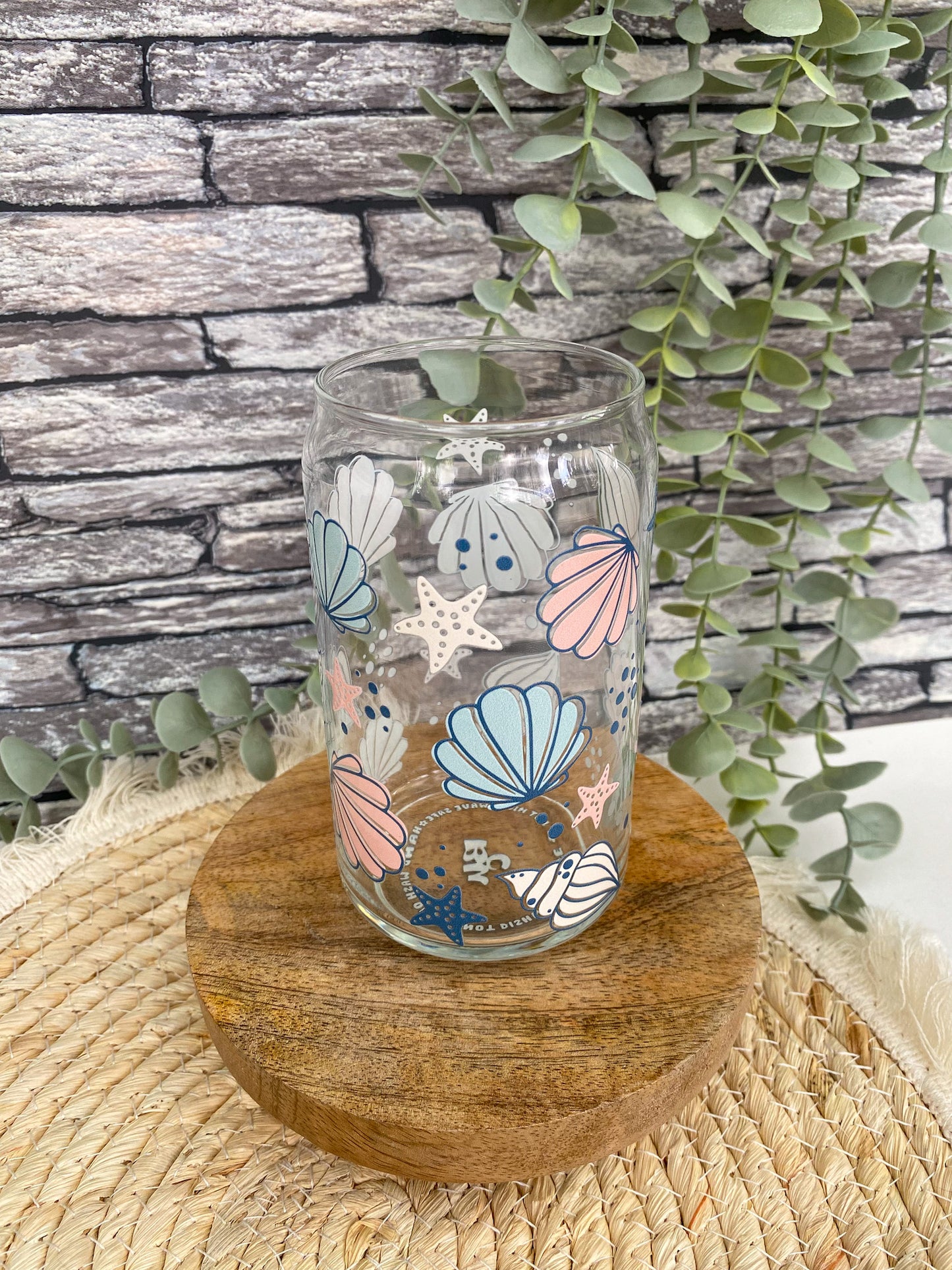 Sea Shells | Glass Can