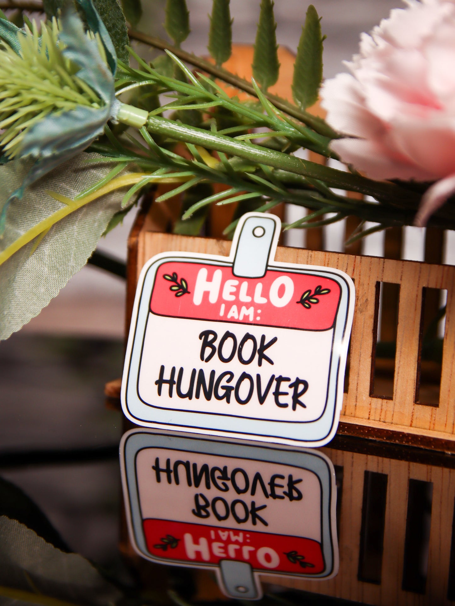 Hello I Am: Book Hungover | Stickers