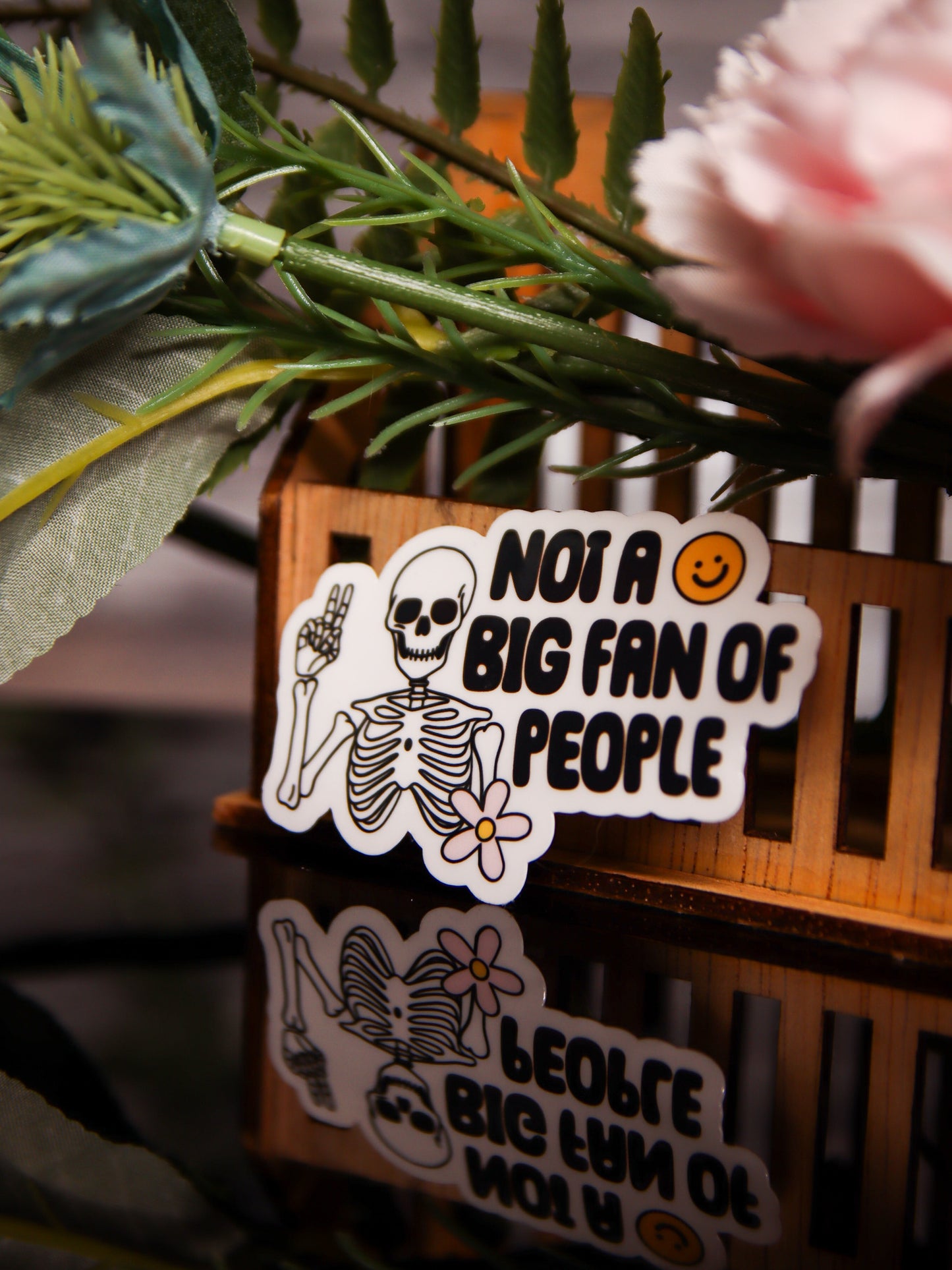 Not A Big Fan Of People | Stickers