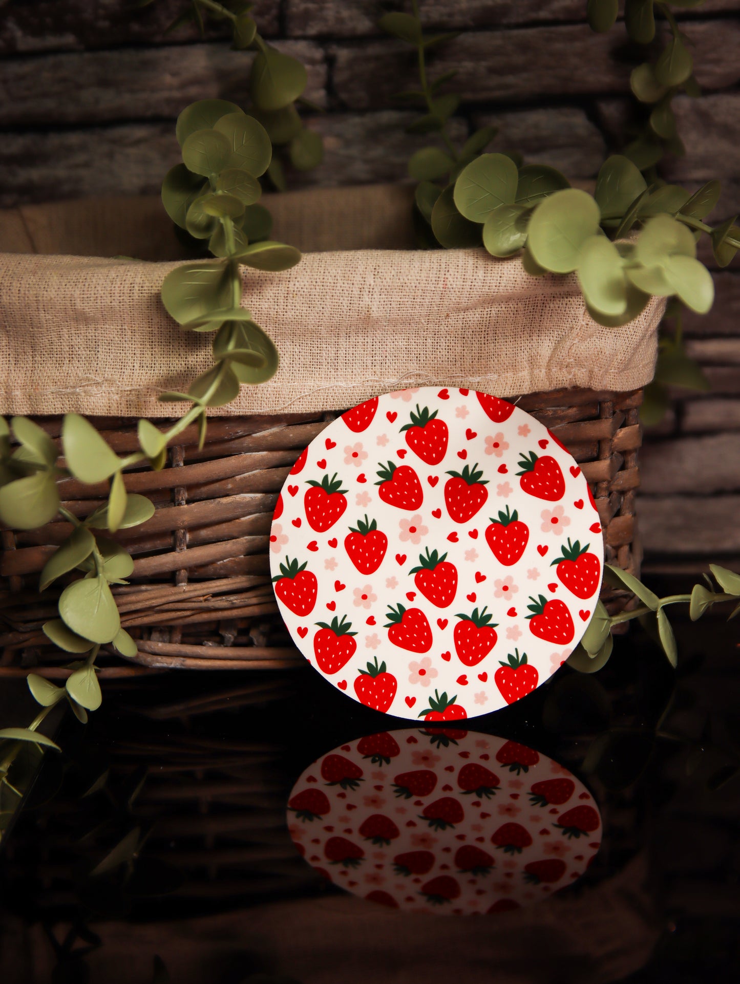 Strawberry Hearts | Coasters
