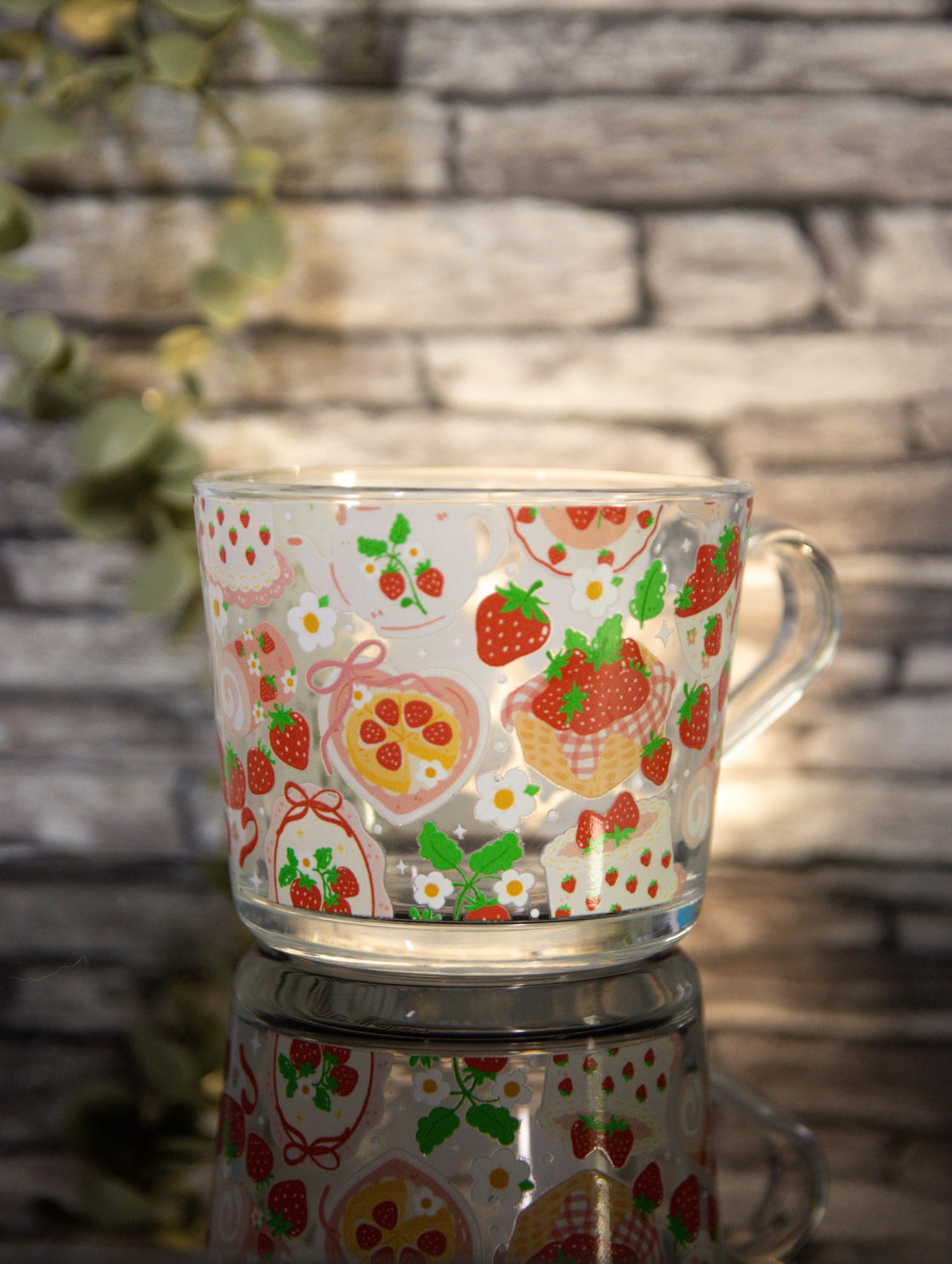 Strawberry Picnic | Tea Cup