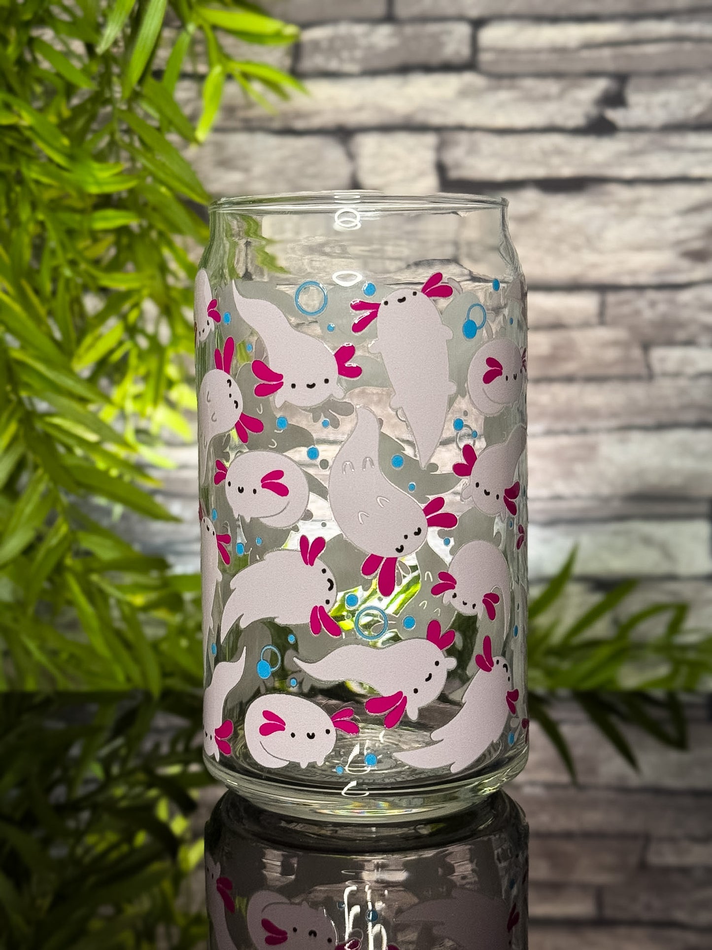 Axolotls | Glass Can