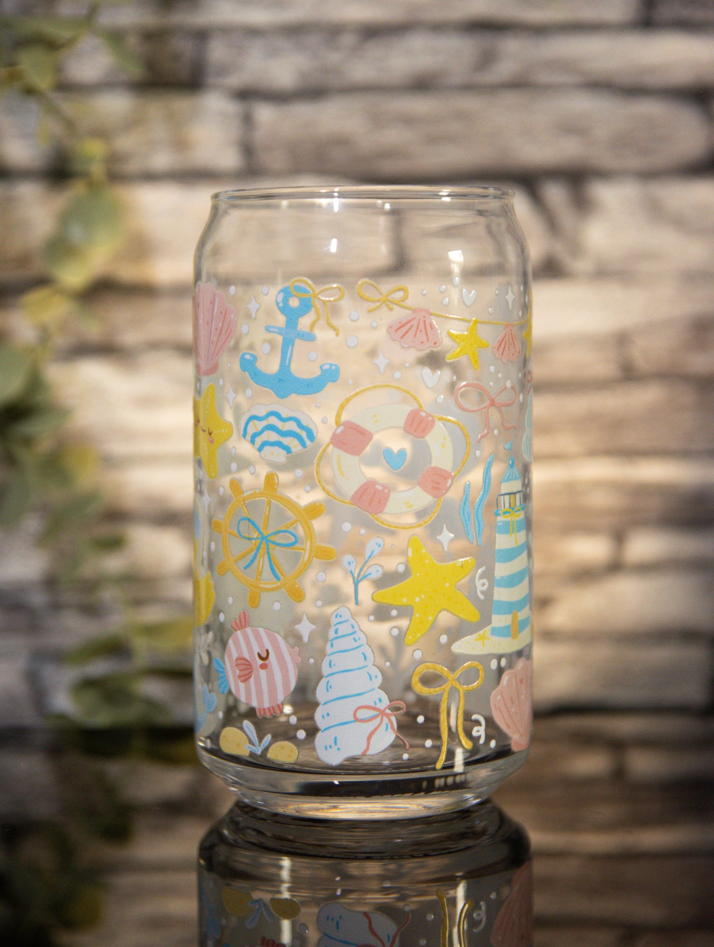 Beach Life | Glass Can