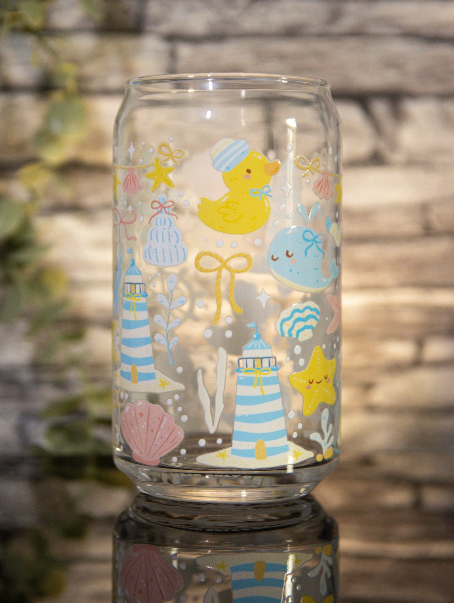 Beach Life | Glass Can