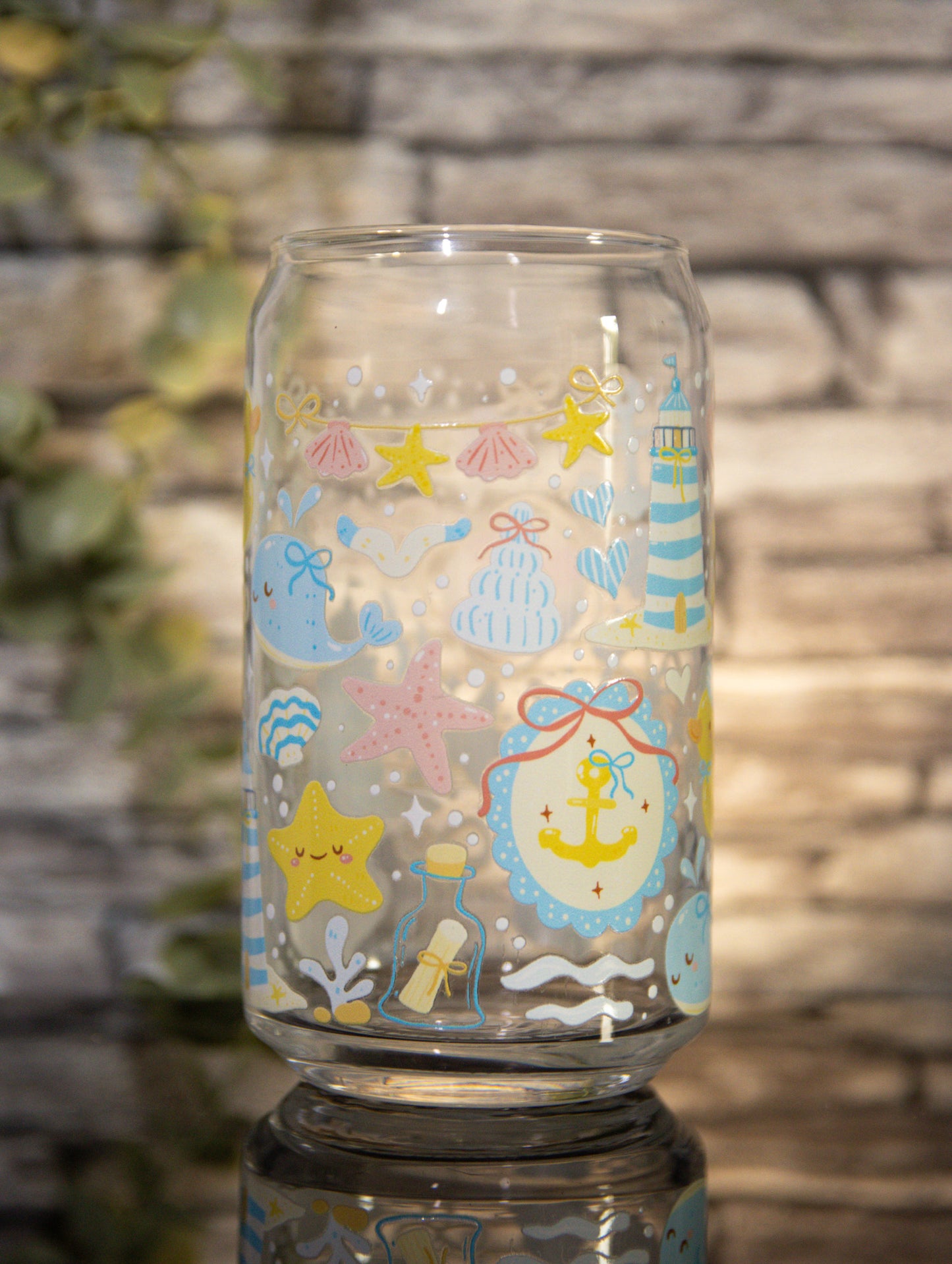 Beach Life | Glass Can