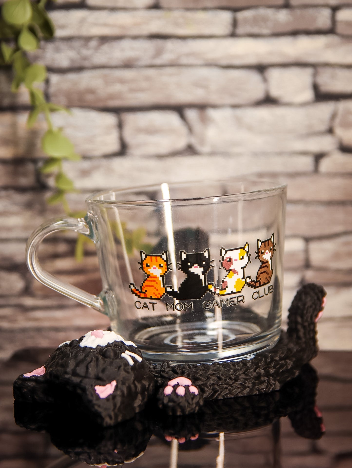 Black Tuxedo Cat | 3D Coaster
