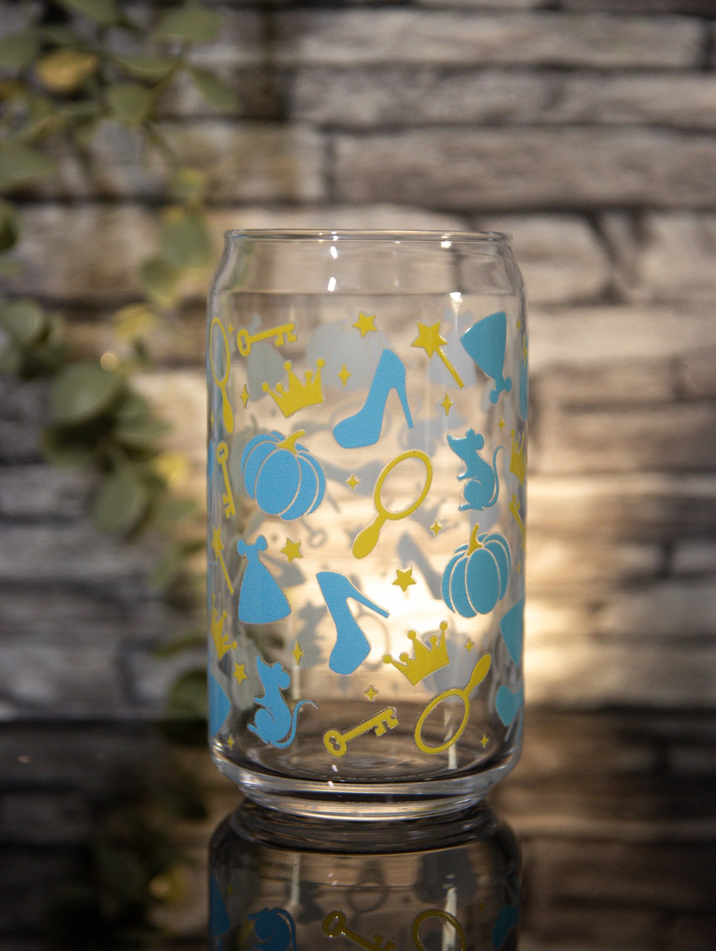 Blue Prinsses | Glass Can