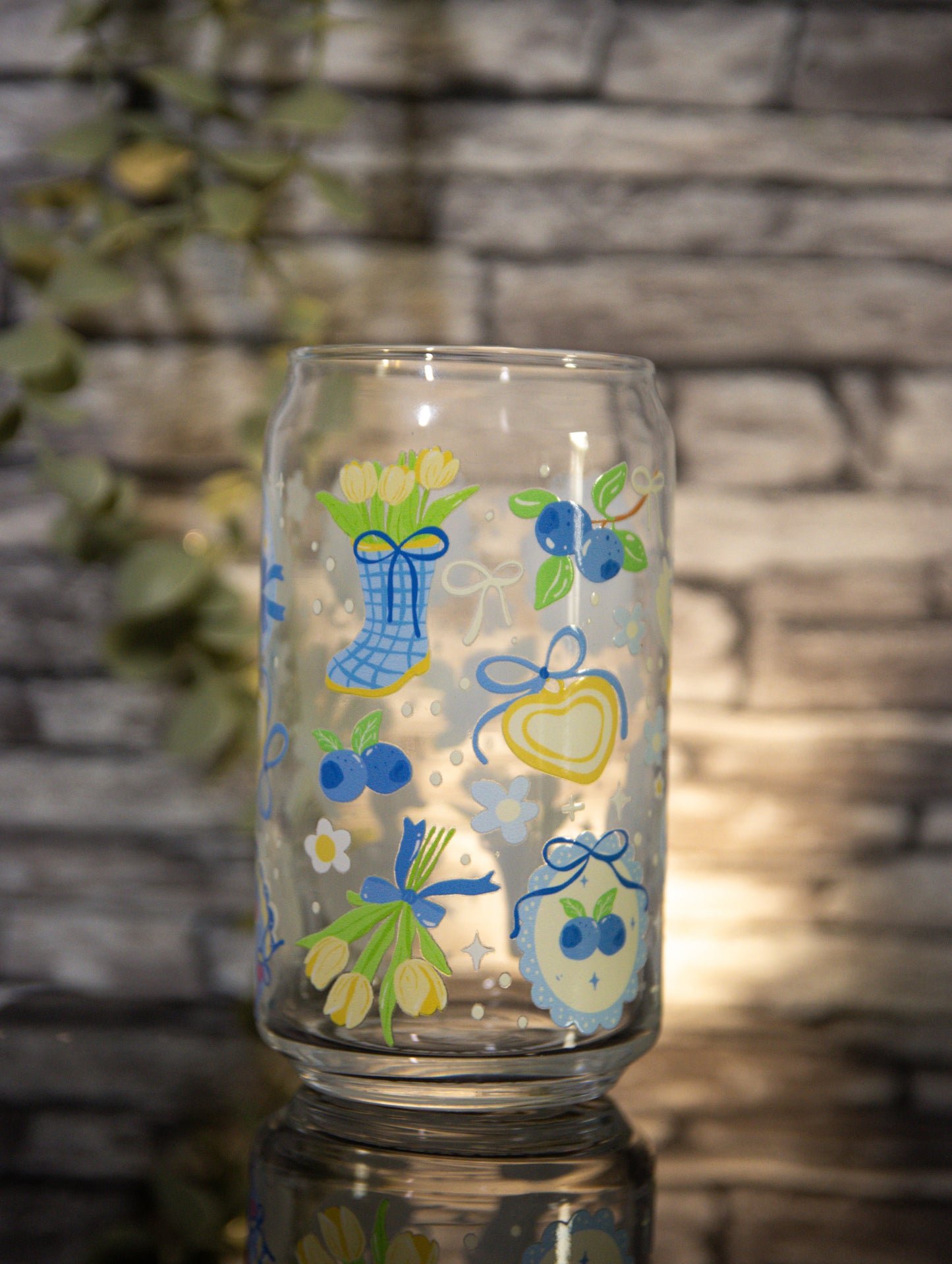 Blueberry Love | Glass Can