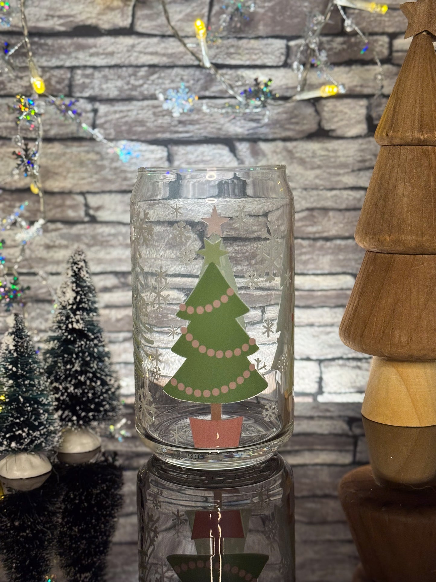 Christmas Trees | Glass Can