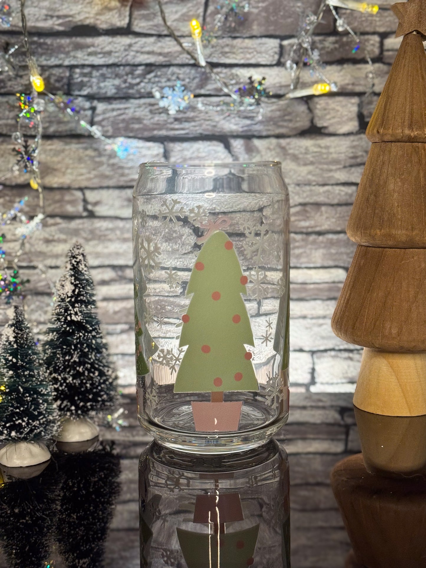 Christmas Trees | Glass Can