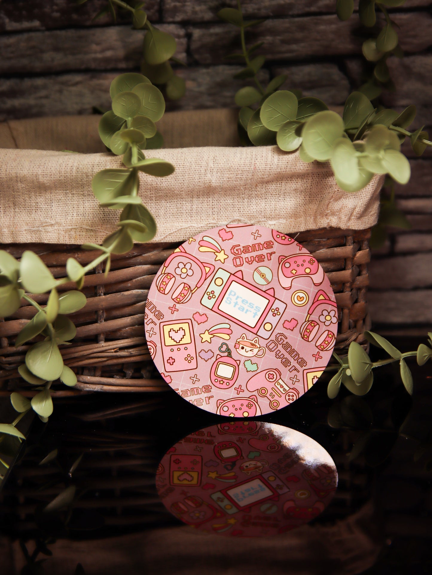 Cute Gaming Pink | Coasters