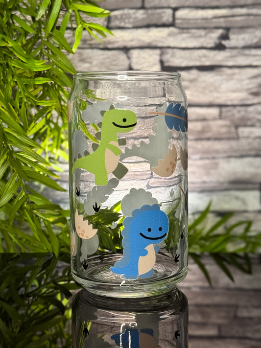 Derpy Dino's | Glass Can