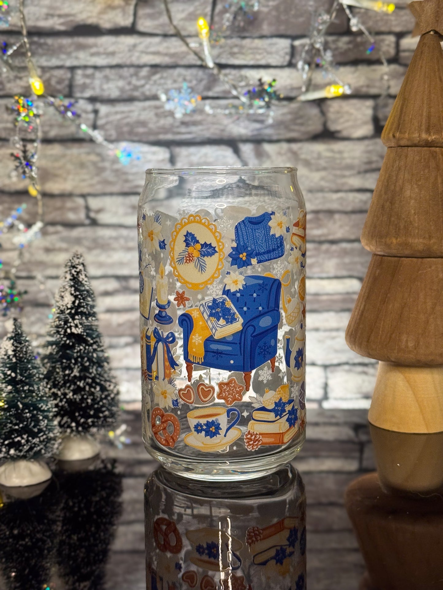 Frosted Library | Glass Can