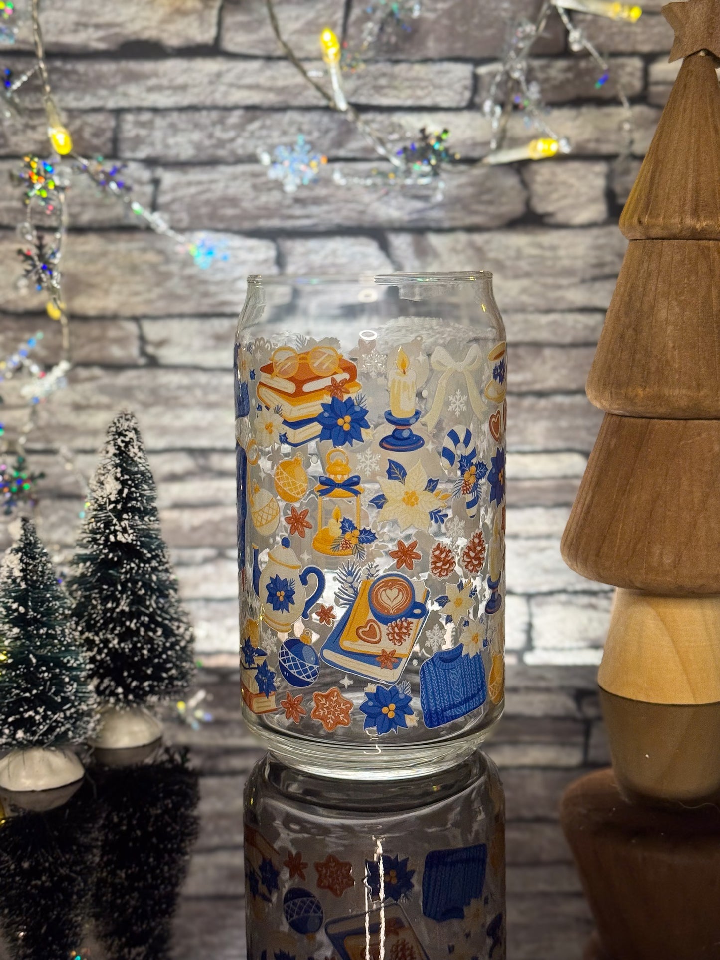 Frosted Library | Glass Can