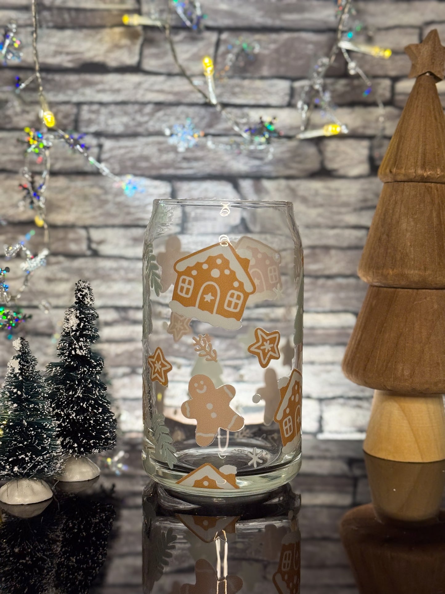 Gingerbread Forest | Glass Can