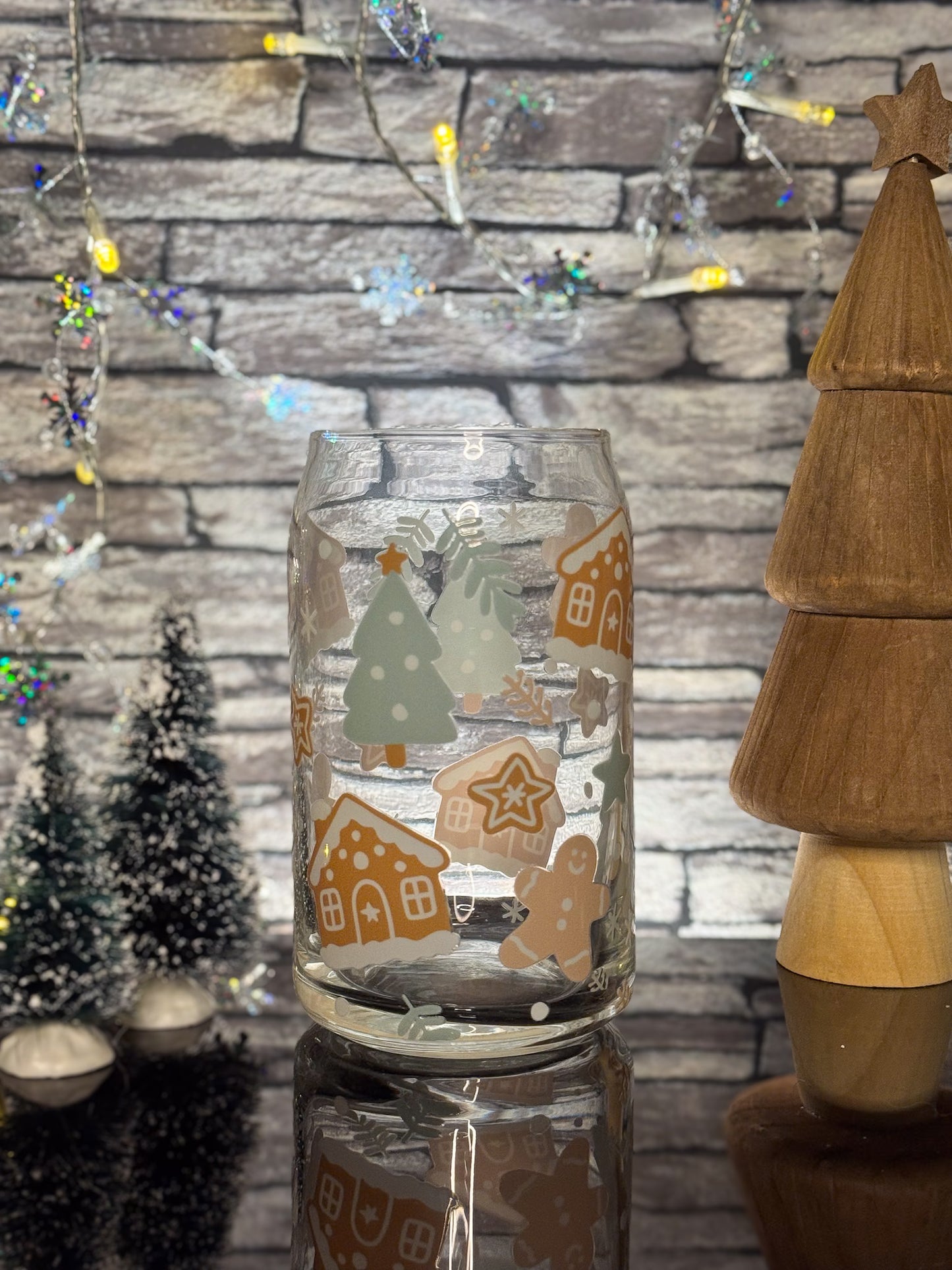 Gingerbread Forest | Glass Can