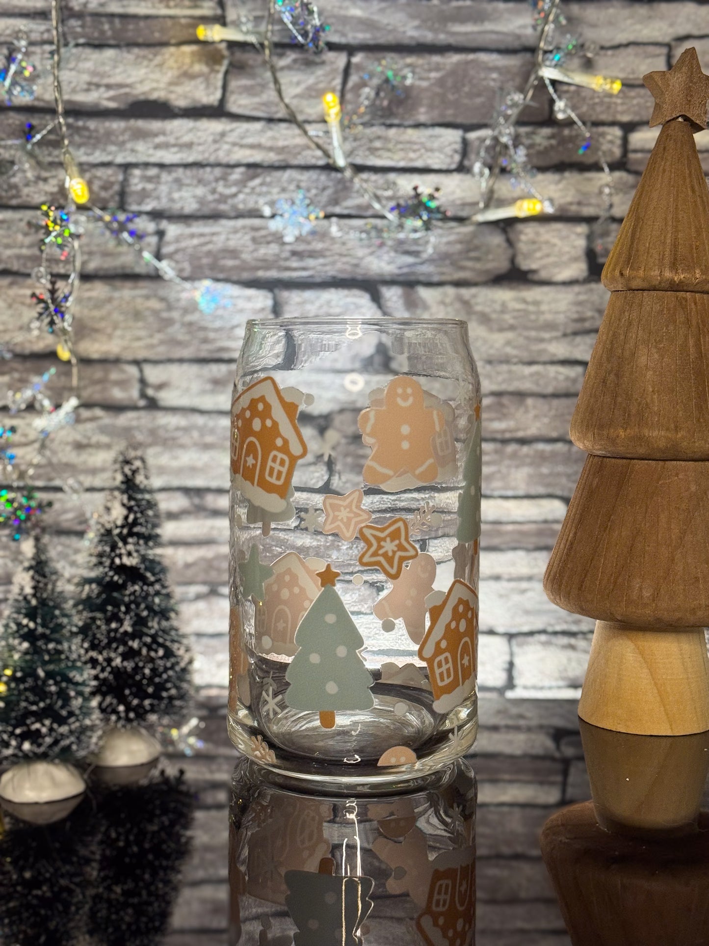 Gingerbread Forest | Glass Can