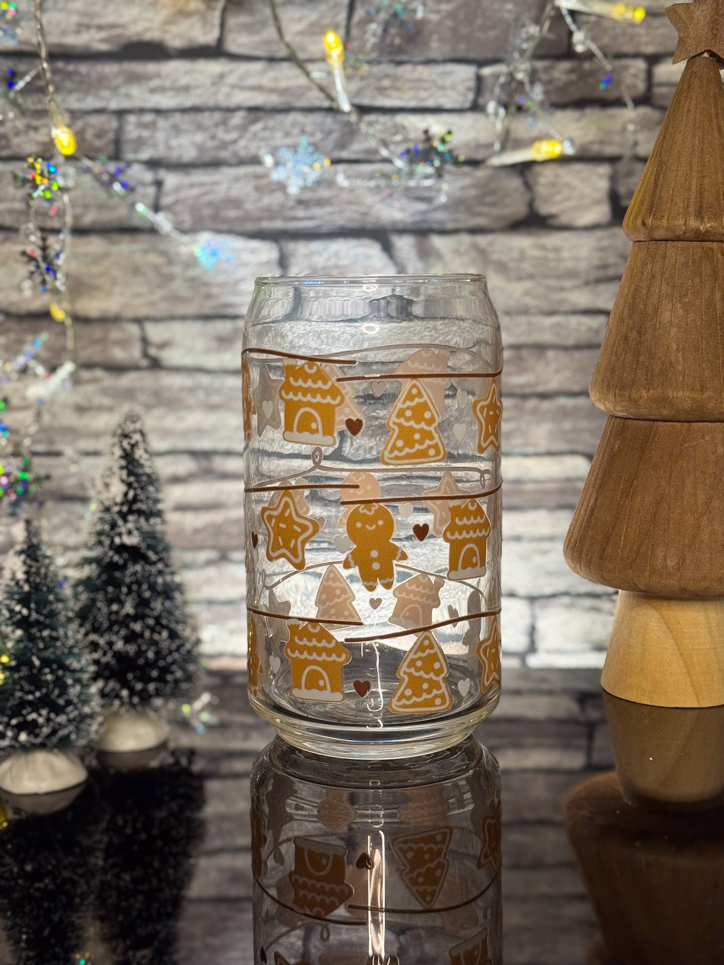 Gingerbread Garland | Glass Can