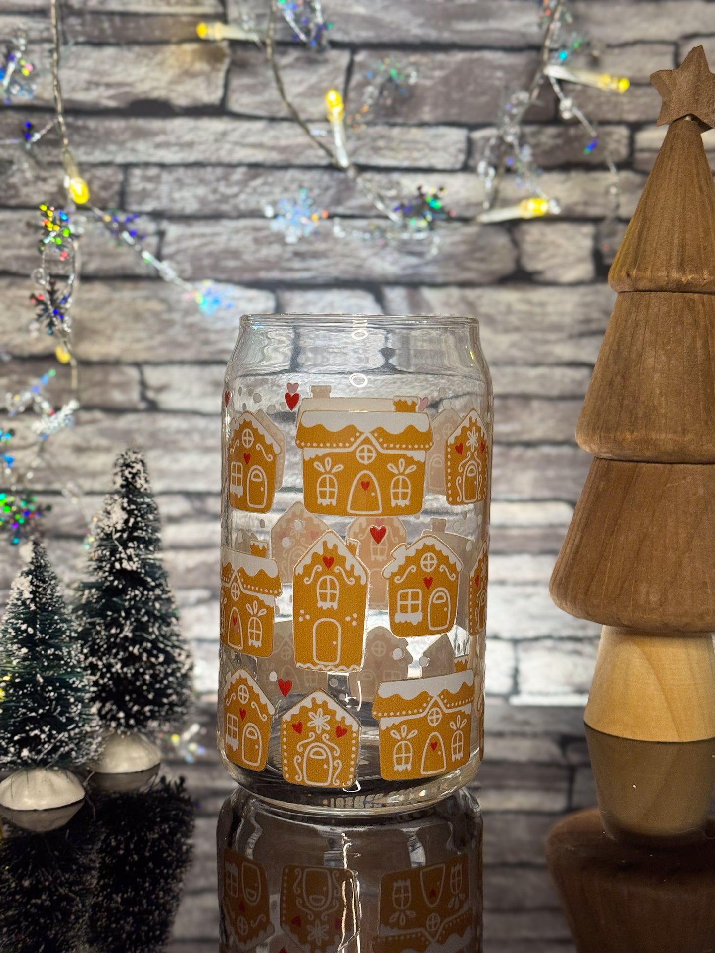 Gingerbread Village | Glass Can