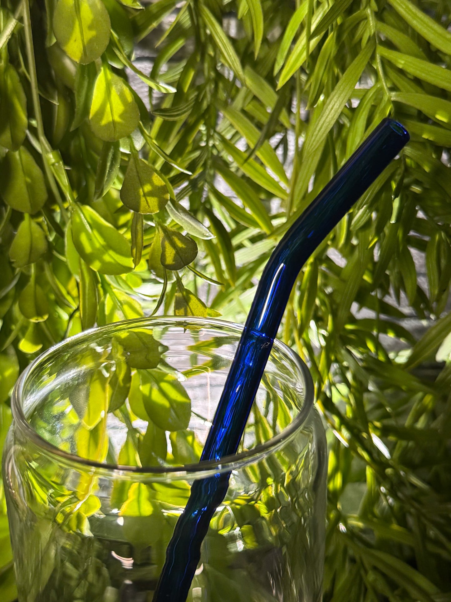 Coloured | Glass Straw