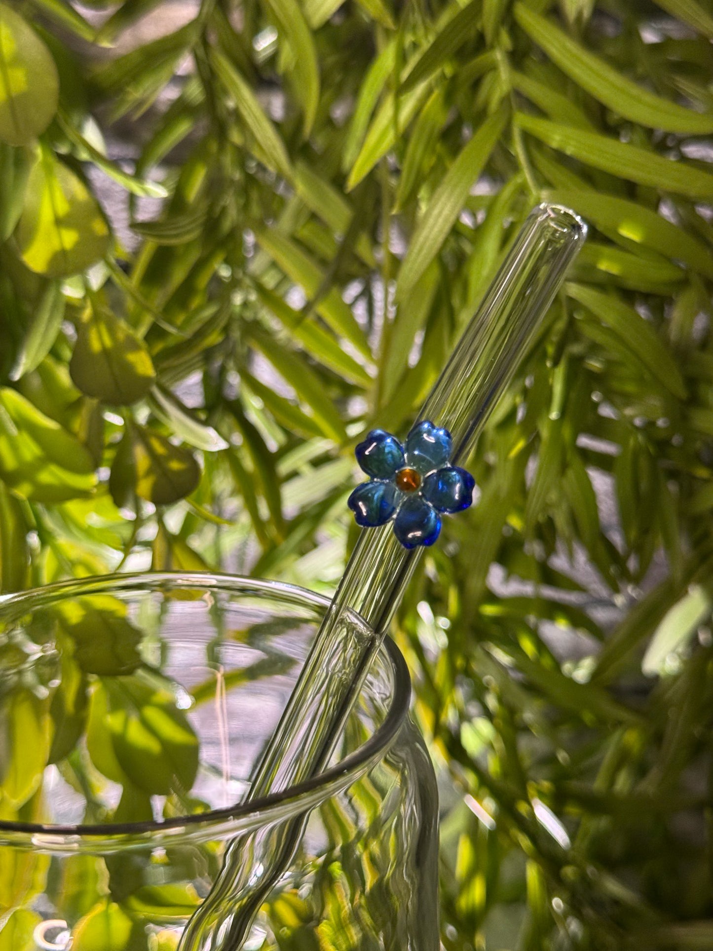 Flowers | Glass Straw