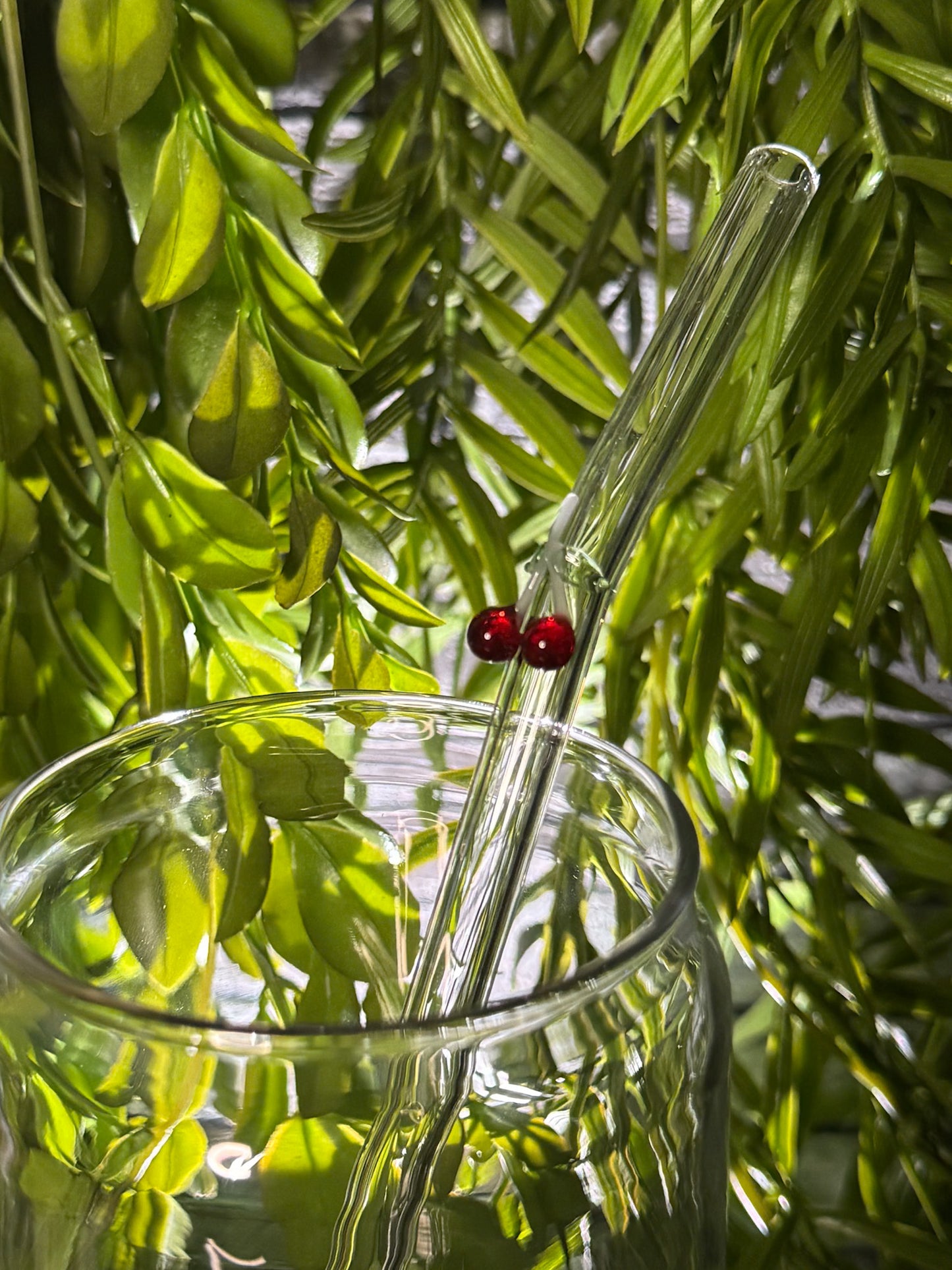 Cherries | Glass Straw