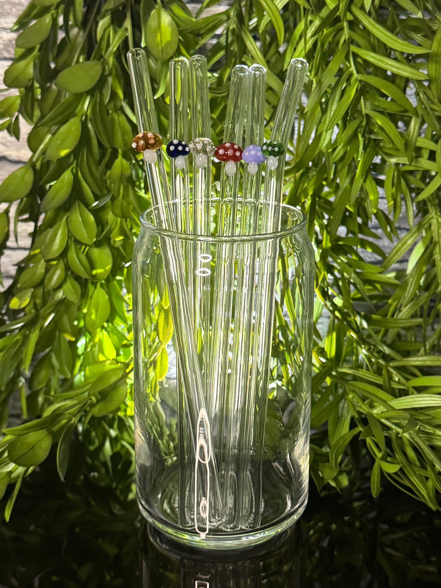 Mushrooms | Glass Straw