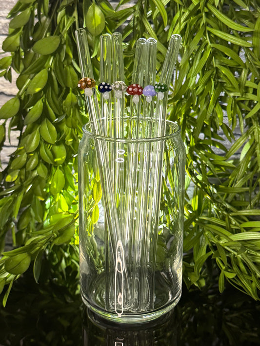 Mushrooms | Glass Straw