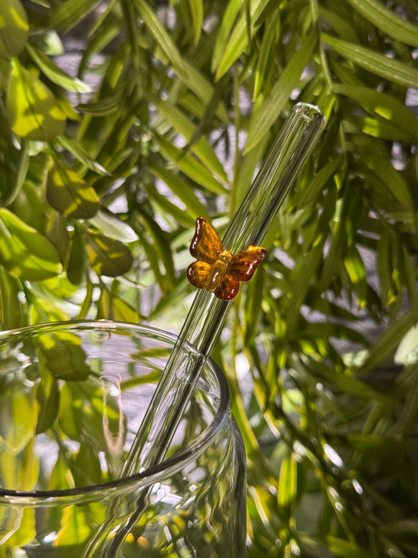 Butterflies | Glass Straw