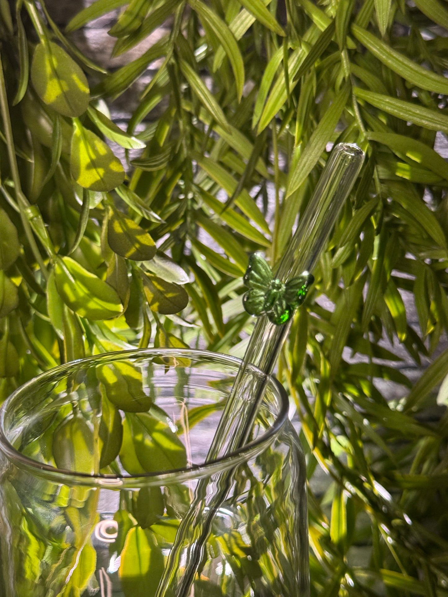 Butterflies | Glass Straw