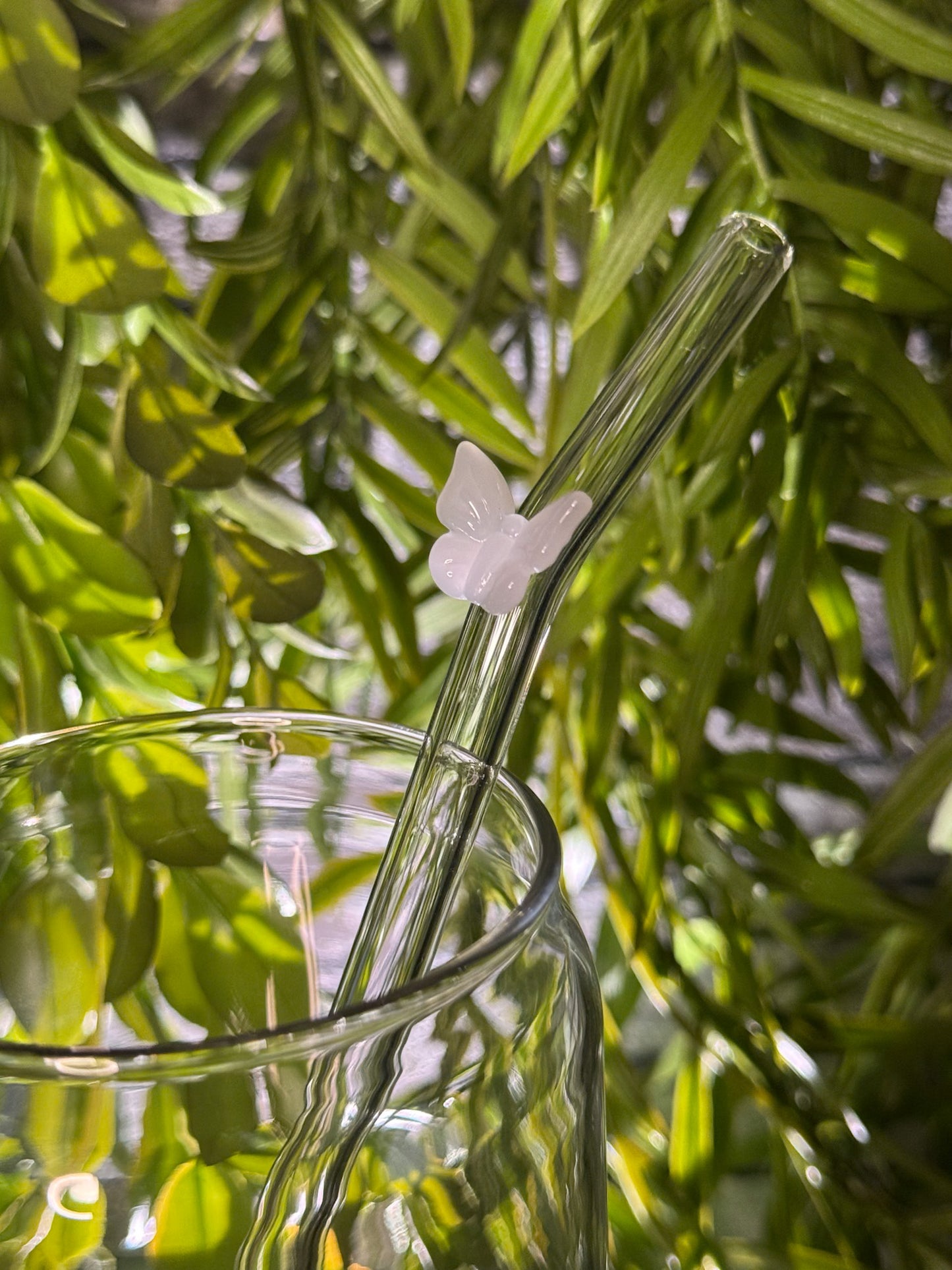 Butterflies | Glass Straw