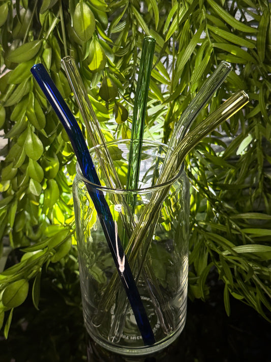 Coloured | Glass Straw