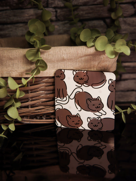Gray Cats | Coasters