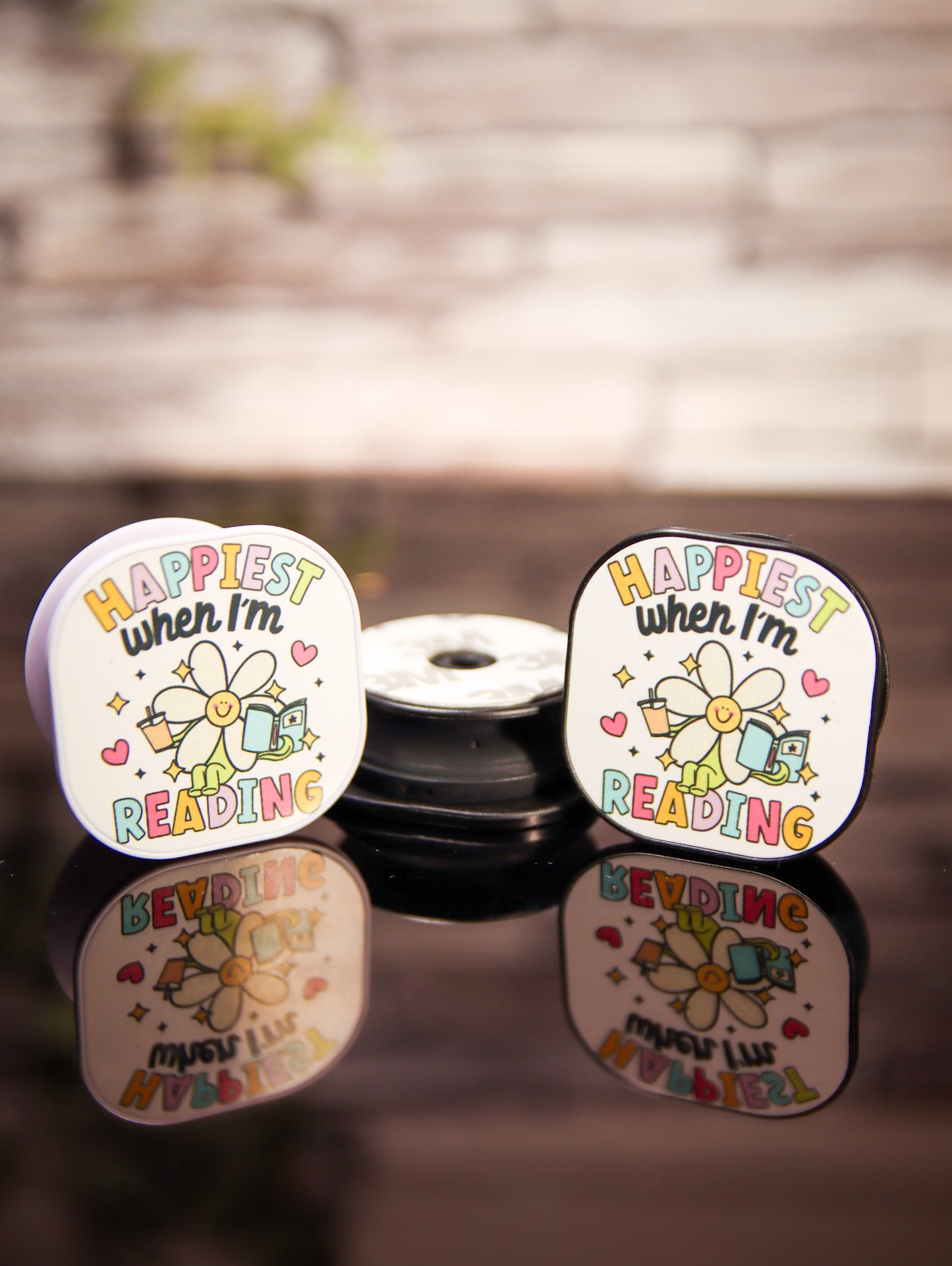 Happiest When I'm Reading | Phone Grip