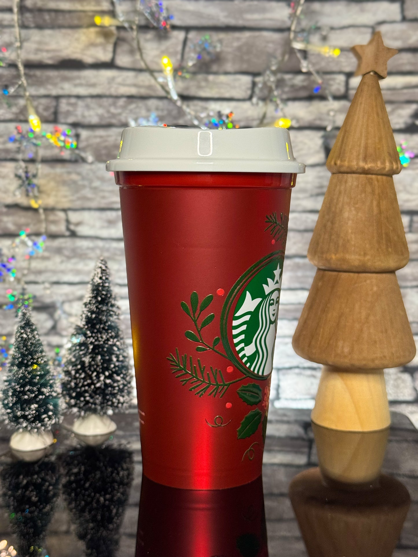 Christmas Wreath - Gingerbread Man | Travel Cup