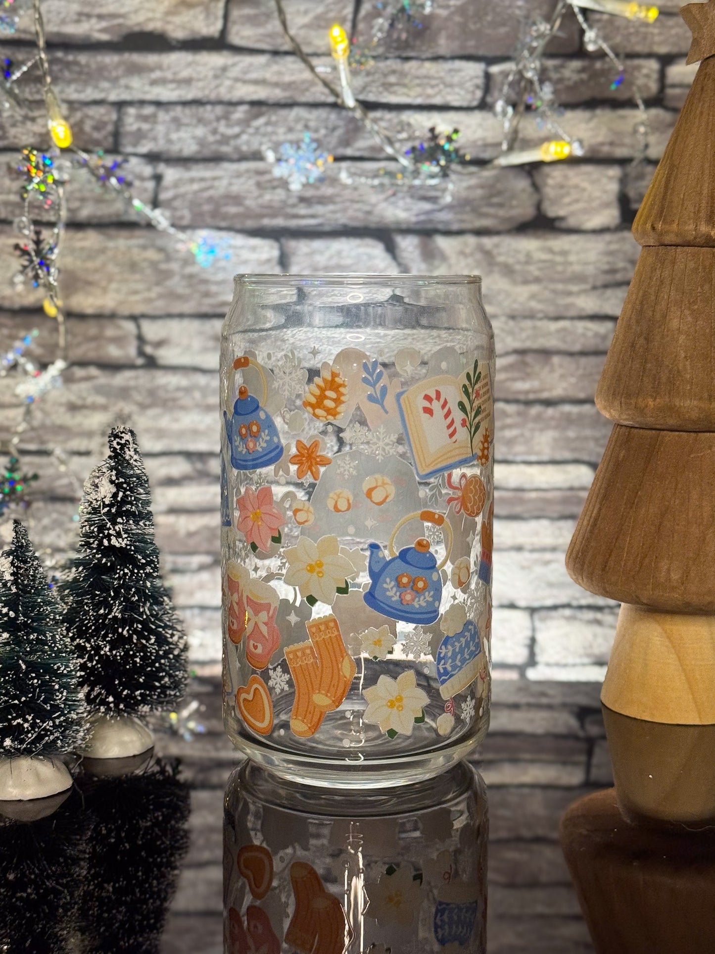 Light Blue Winter | Glass Can