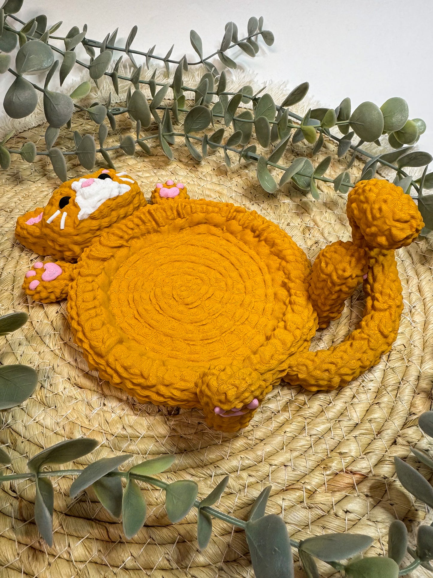 Orange Cat | 3D Coaster