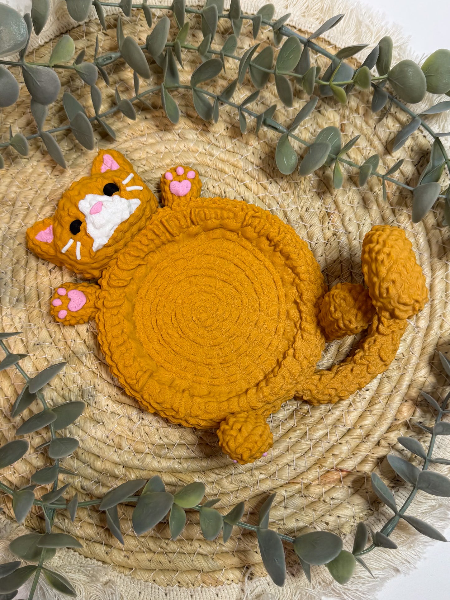 Orange Cat | 3D Coaster