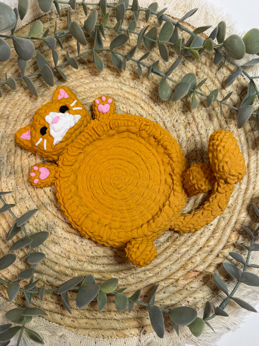 Orange Cat | 3D Coaster